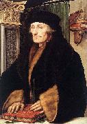 Hans holbein the younger Portrait of Erasmus of Rotterdam oil painting artist